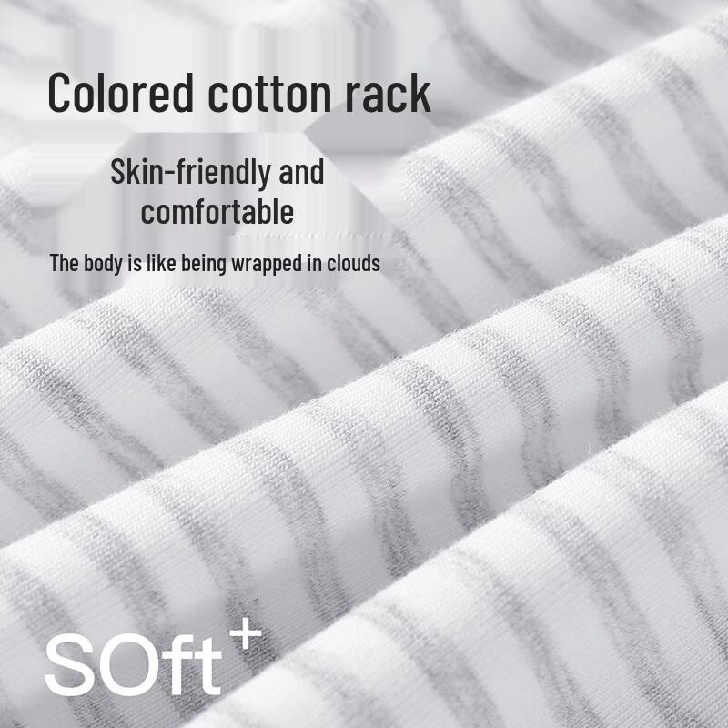 Fenteng Women's 40S Colored Cotton Antibacterial Underwear 4-Pack