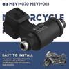 High Performance 2 Hole Fuel Injector Nozzle Replacement for 110cc-125cc Motorcycles MEV1-070 MEV1-003