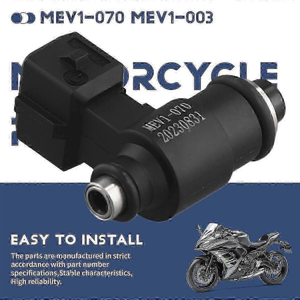 High Performance 2 Hole Fuel Injector Nozzle Replacement for 110cc-125cc Motorcycles MEV1-070 MEV1-003