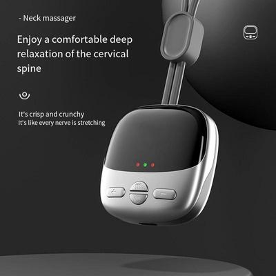 Smart Massager Hanging Neck Protector Cervical Spine Massager Portable Mini Pulse Shoulder Cervical Massage Hot Compress