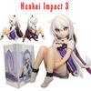 New Honkai Impact 3 Figure Kiana Kaslana Figures Kawaii Game Peripherals Statue Q-Version Model Collection Kids Christmas Gifts