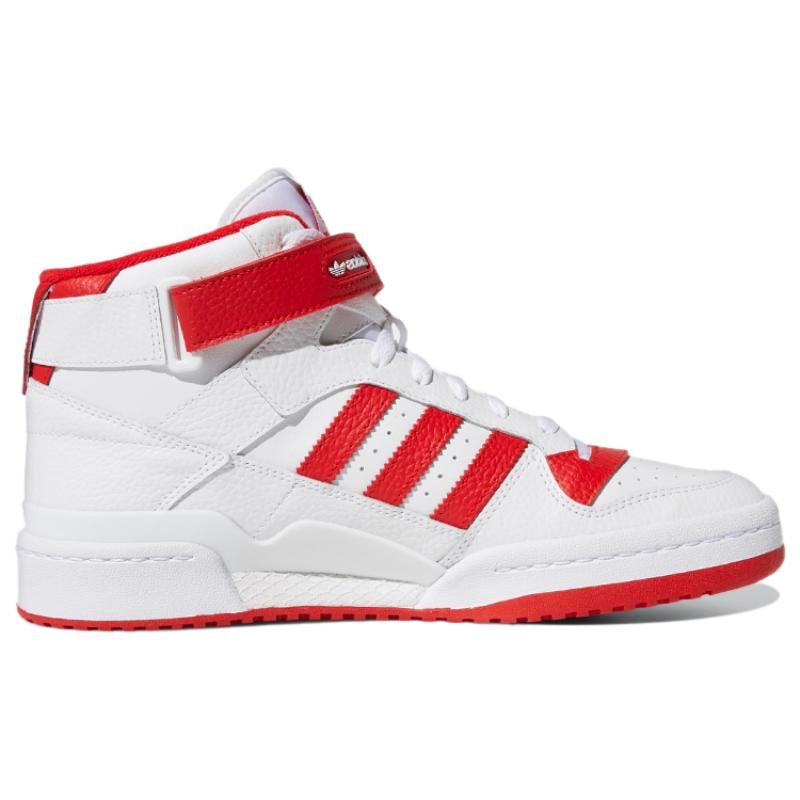 Adidas Forum Mid 'White Vivid Red' Sneakers GY5819