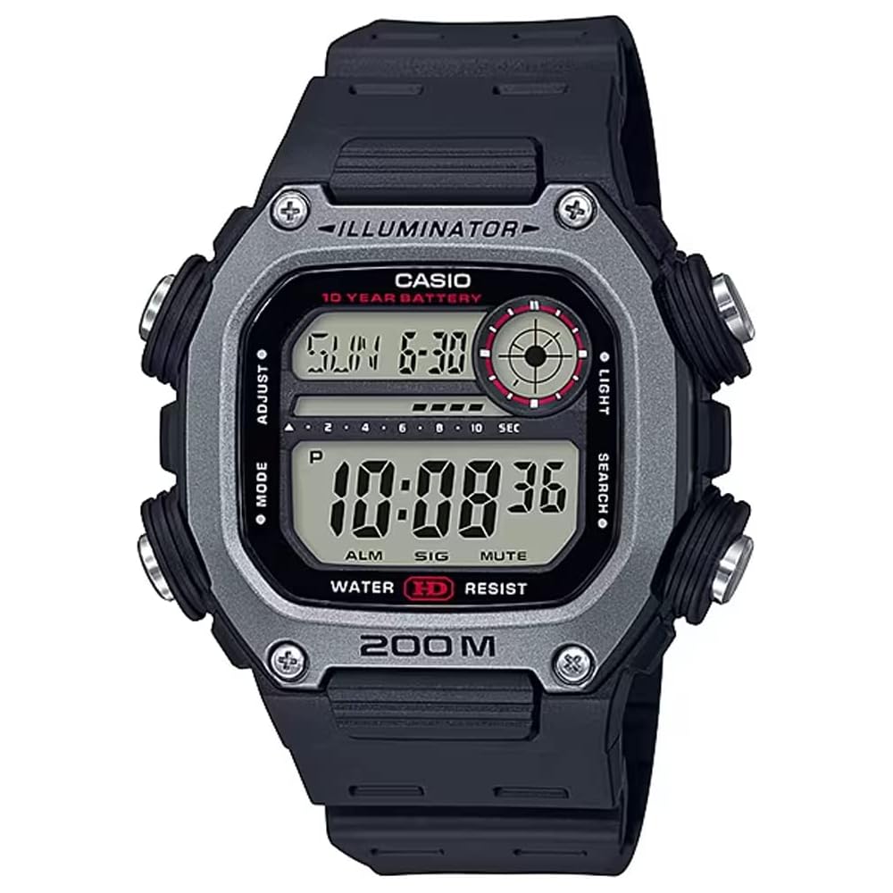 [Casio] CASIO Standard Digital Watch DW-291H-1AV Men s Black Overseas Model [Parallel Import]