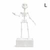 Dancing Skeleton Aquarium Bubbler Ornament 3D Printed Eco-Friendly Resin Fish Tank Decor for Freshwater Aquariums