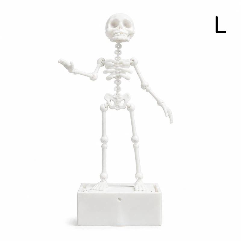 Dancing Skeleton Aquarium Bubbler Ornament 3D Printed Eco-Friendly Resin Fish Tank Decor for Freshwater Aquariums