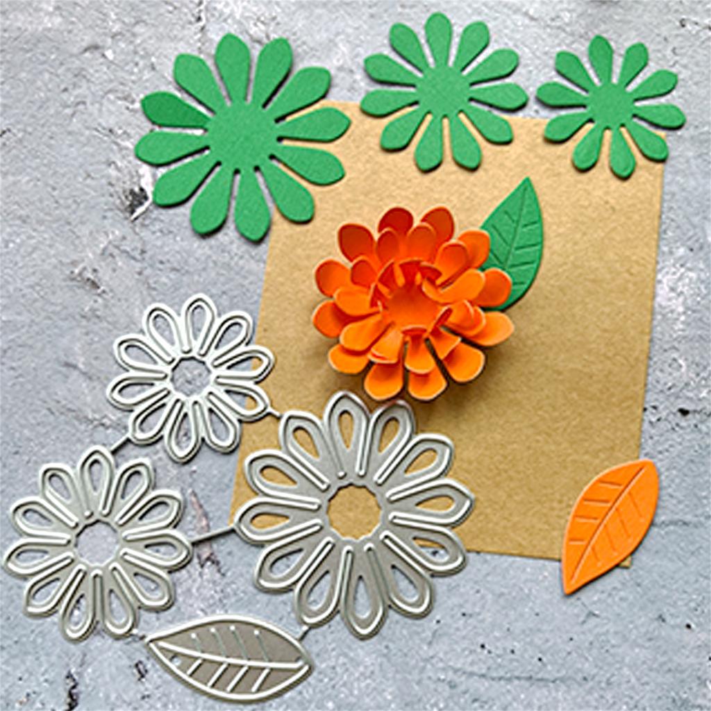 Metal Die Cuts Flower Embossing Stencil Cutting Dies for Card Making Scrapbooking Paper Craft DIY Template Handmade
