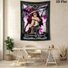 Death Note Movie Light'S Revenge Tapestry Wallmounted Fashion Print Soft Home Decor Homestay Soft Decoration Tapestry