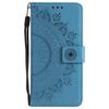 For iPhone 16e Stand Case Imprinted Totem PU Leather Wallet Phone Cover