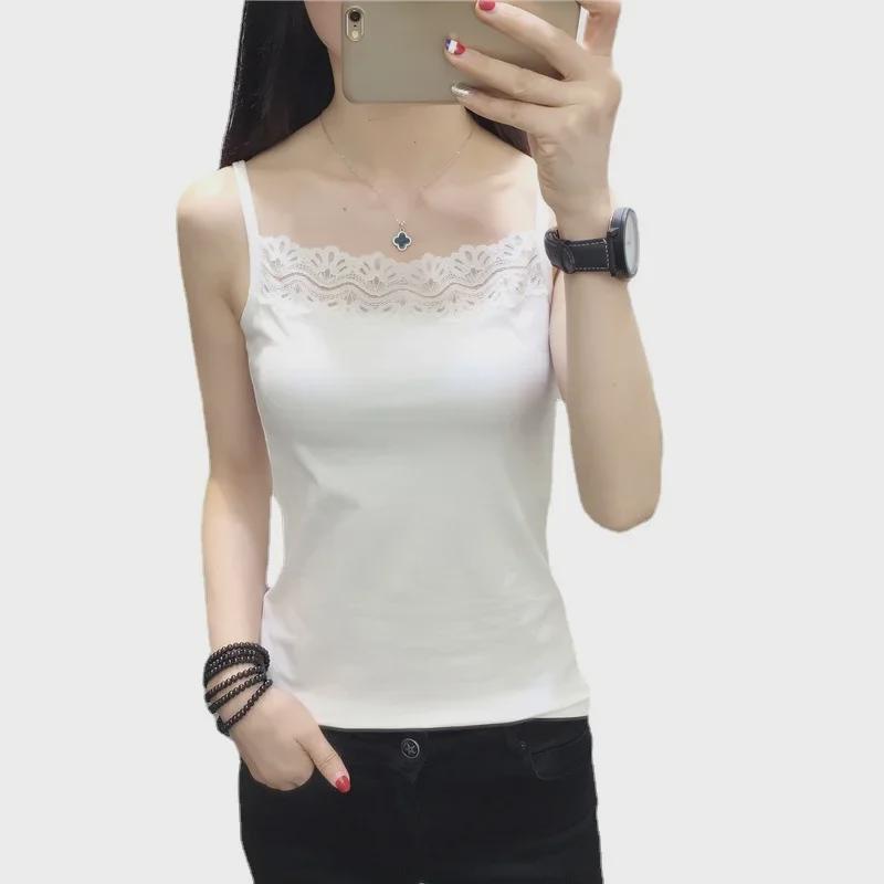 2024 Women's Spring/Summer Lace V-neck Slimming Tank Top Camisole