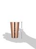 Shinkoukinzoku Hammered Tumbler, Medium, Copper 100, S-502, Dimensions: 7mm diameter x 12cm high, Bronze