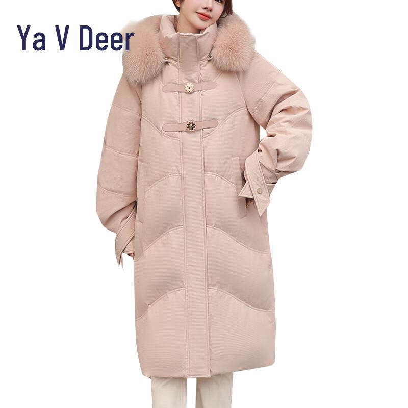 

Yalu ES Women s Fox Fur Collar Down Jacket M
