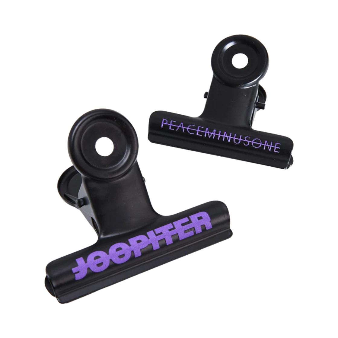 G-DRAGON Peaceminusone x Joopiter Bulldog Clip Set Black ONE SIZE