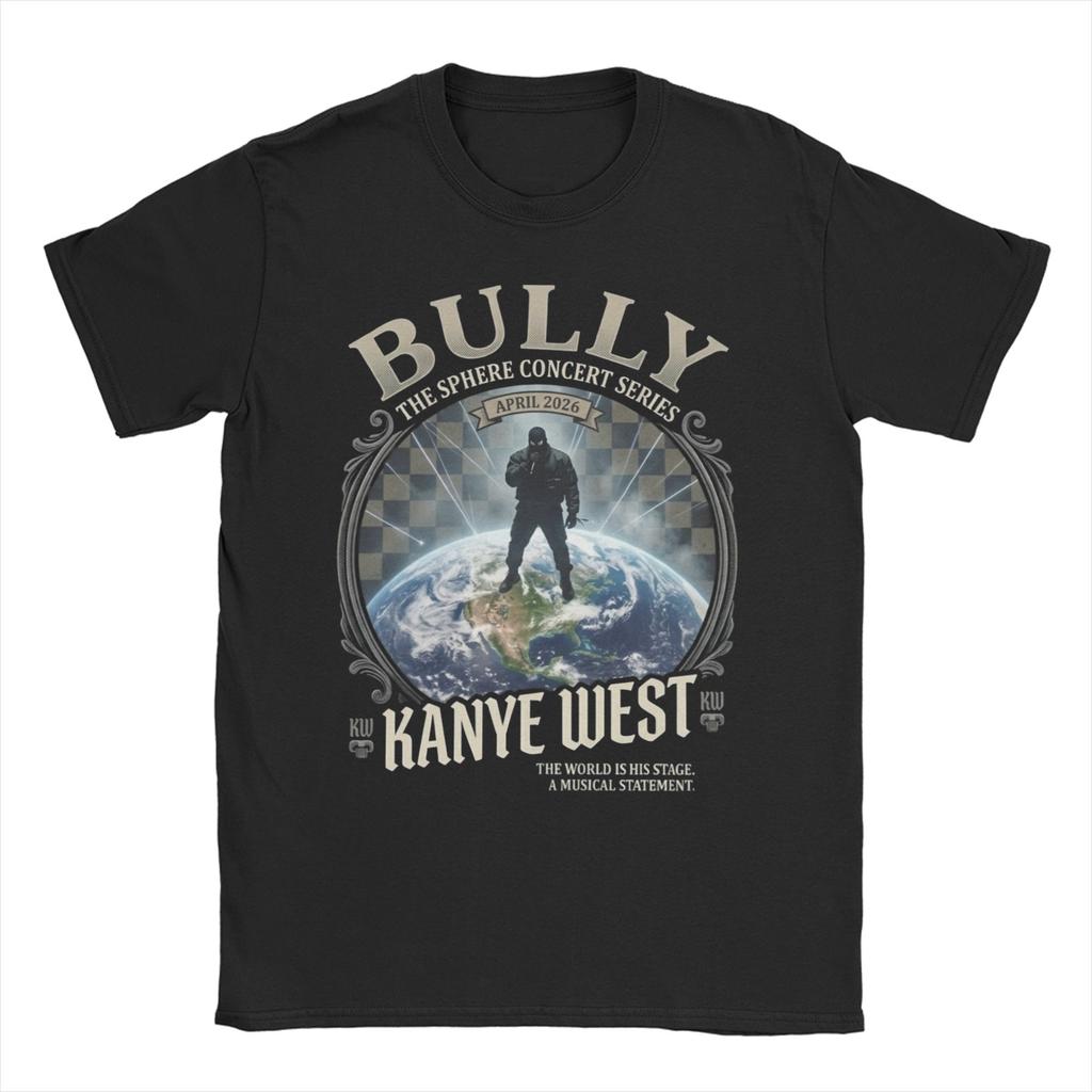Unisex Damen Kanye West Abschlussbär T-Shirt Reines Baumwoll Oberteil Lässiges Kurzarm Rundhals T-Shirts Sommer T-Shirt