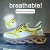 Fashion Women's White Sneakers Summer New Fly Weave Mesh Breathable Running Shoes Fashion Lightweight Comfortable Lace-up Casual Shoes