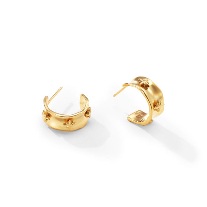 FINDELISE Signature Etoile Embossed Earring