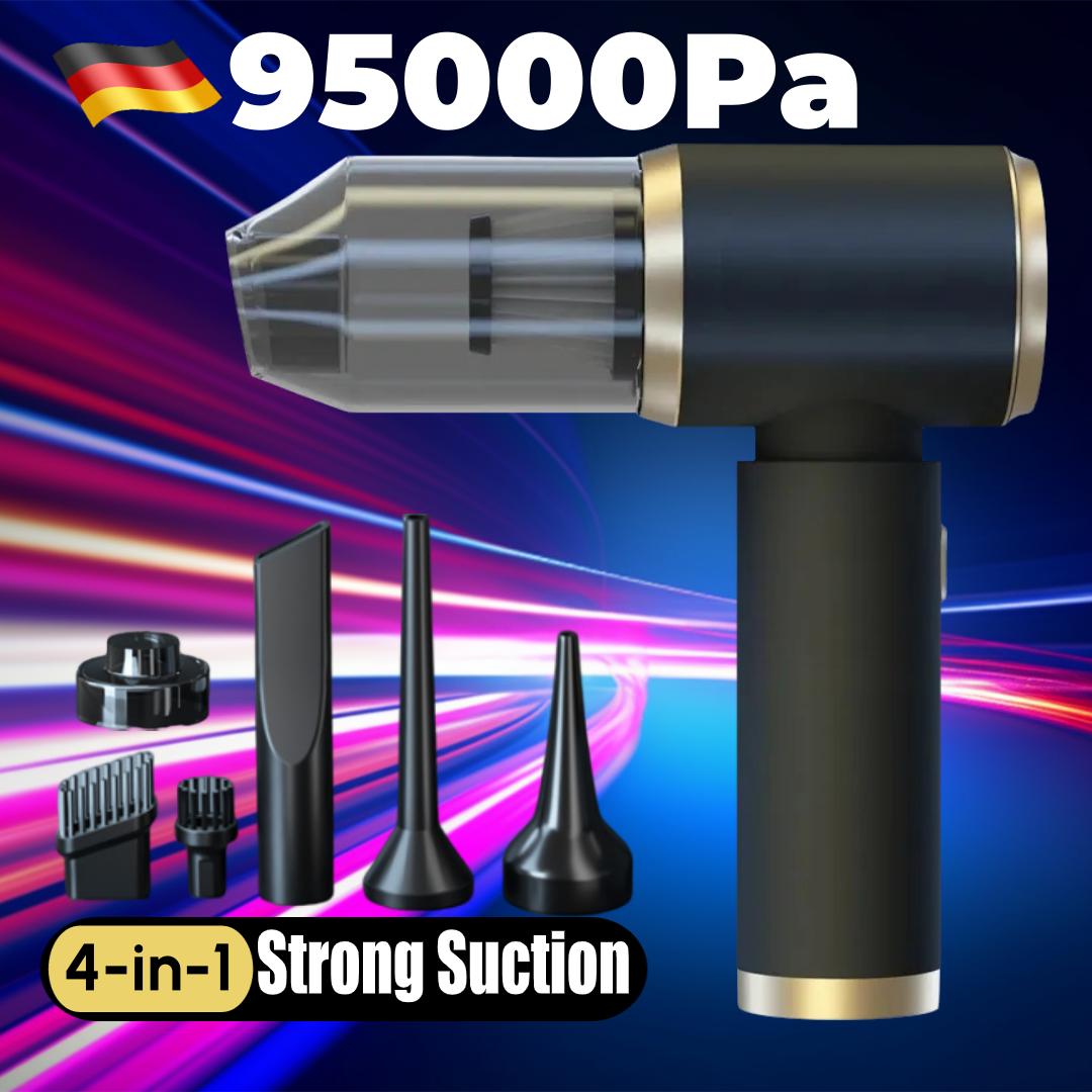 

95000Pa автомобильный пылесос с сильным всасыванием мини-пылесос портативные беспроводные пылесосы мощная машина для уборки автомобилей дома чёрный