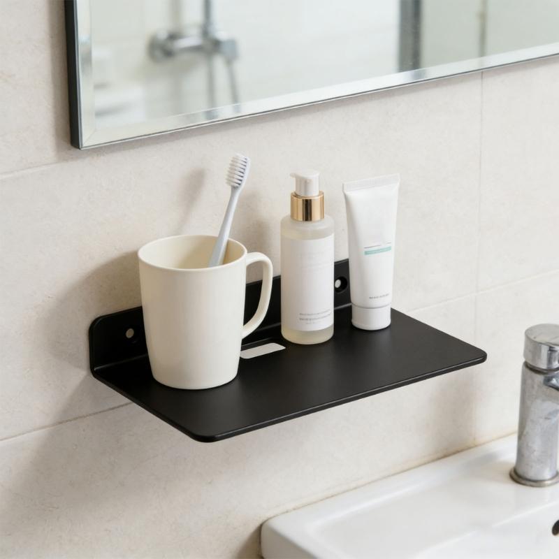 Wall Mounted Plant Shelf Clear Acrylic Multipurpose Display For Home Office Decoration Sturdy Bracket