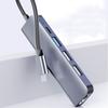 USB3.0 Type-C 4K 60Hz PD 60W Metal 5-in-1 Hub with Charging Ports for Mobile Phones-in Stock