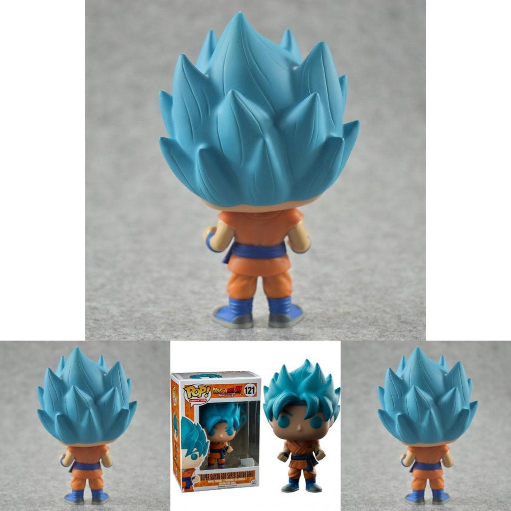 Premium Kwaliteit Pop Blauwe Goku Vegeta Figuur Met Prachtig Roze Haar En Klassiek Ontwerp