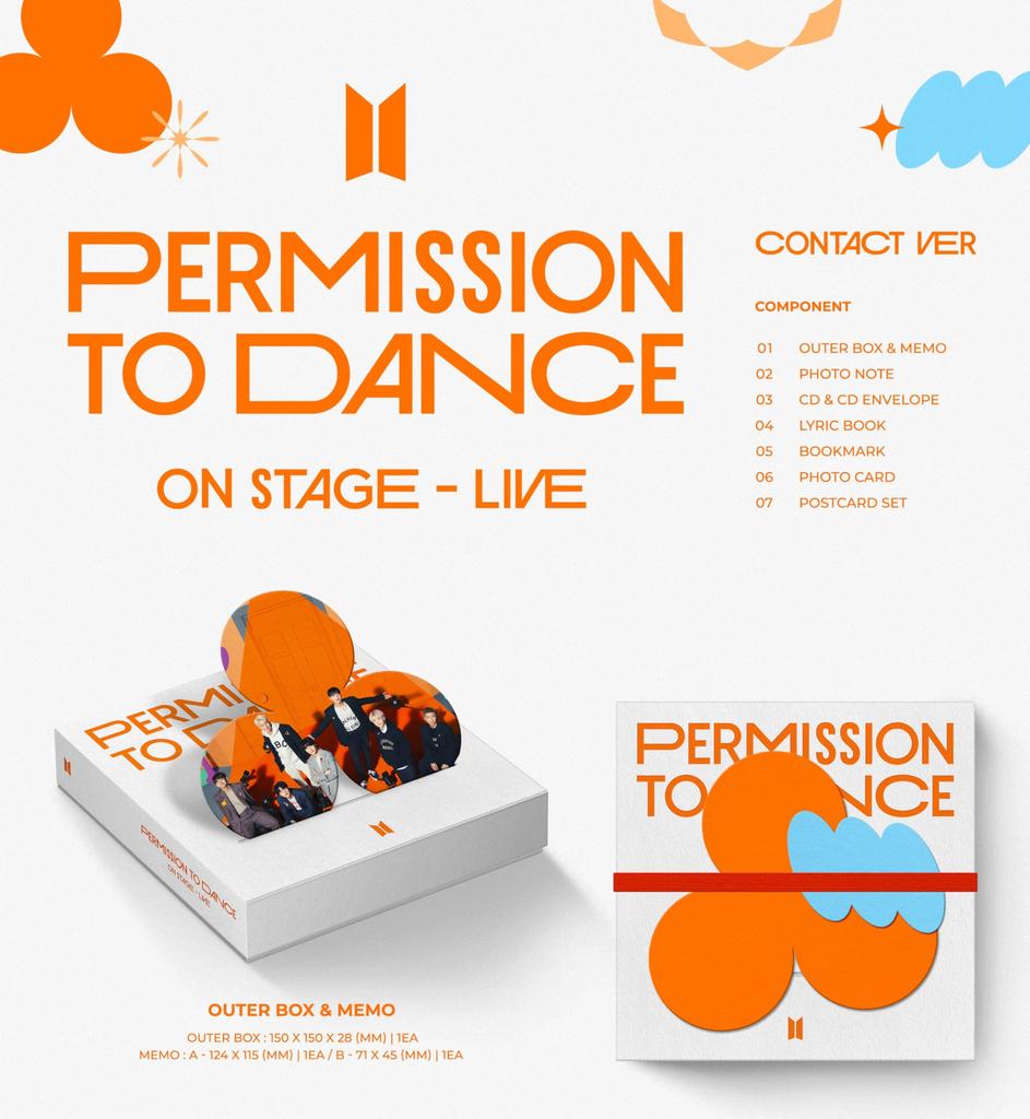BTS PERMISSION TO DANCE ON [Official Import] STAGE-LIVE (Korean Edition)