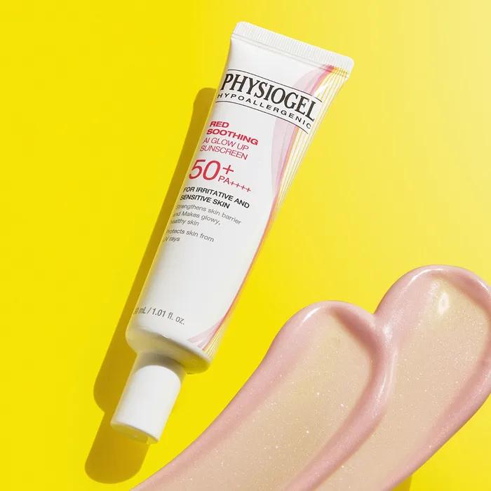 Physiogel Red Soothing AI Glow Up Sunscreen