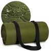 Hankins Picnic with Storage Easy To Compact Moss Green Double-Sided Water-Repellent Blanket, Thick, Large, 4-Layer Construction, Bag, Lightweight,