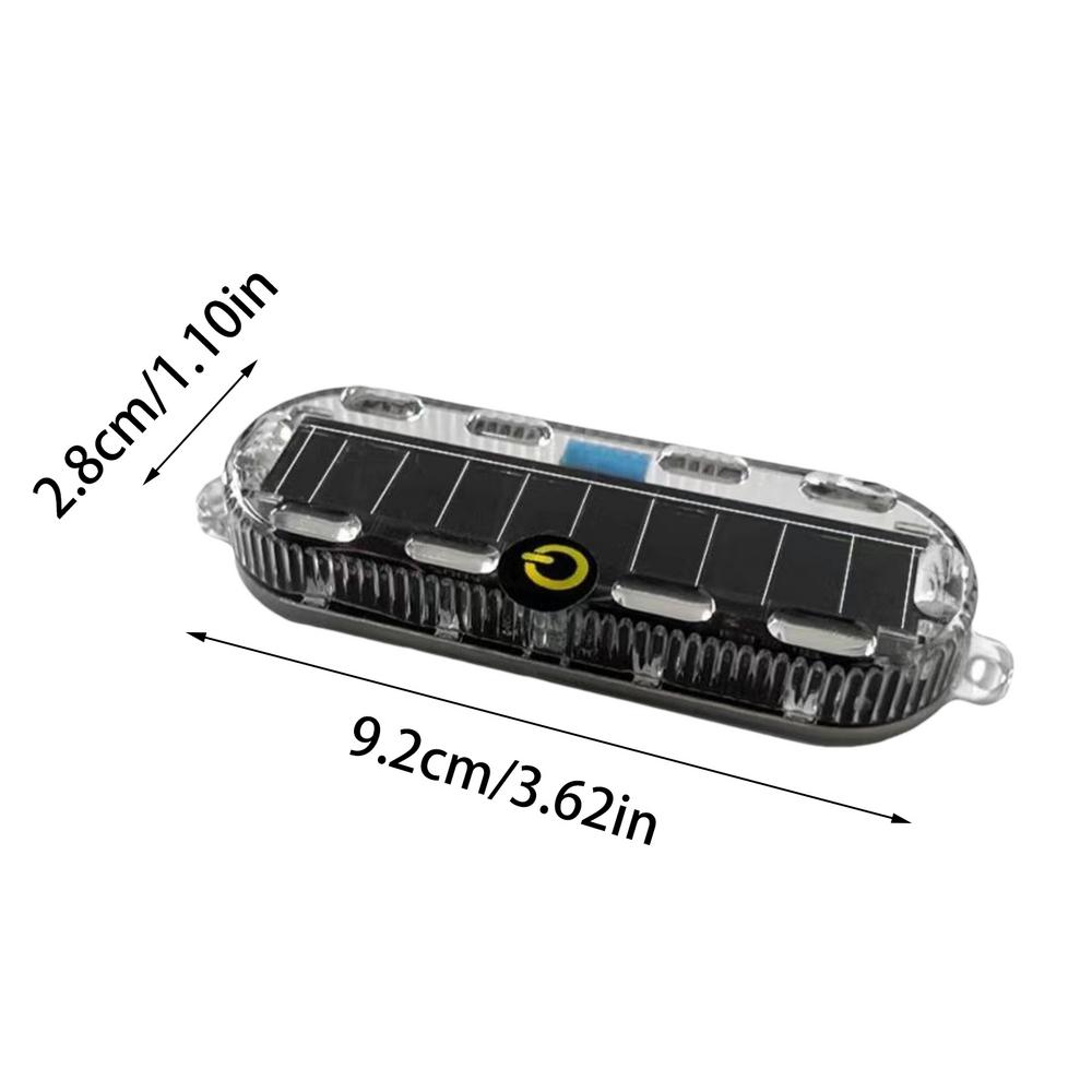 

Светодиодный стробоскоп высокой яркости для автомобильной сигнализации, беспроводной, с питанием от солнечной энергии, автоматическая зарядка, беспроводные стробоскопы против столкновений чёрный