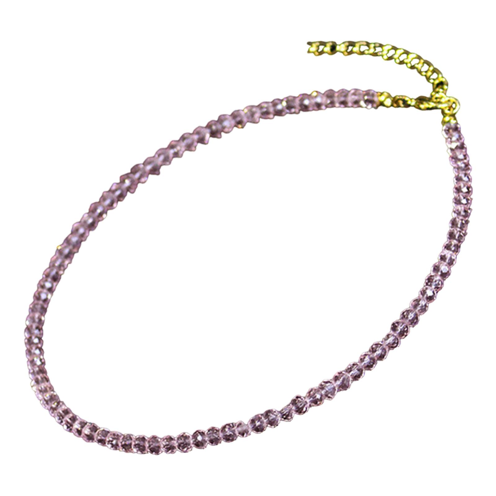 

Элегантное тонкое колье-чокер из тонкого хрусталя для женщин, модный аксессуар для вечеринки, свидания и торжеств