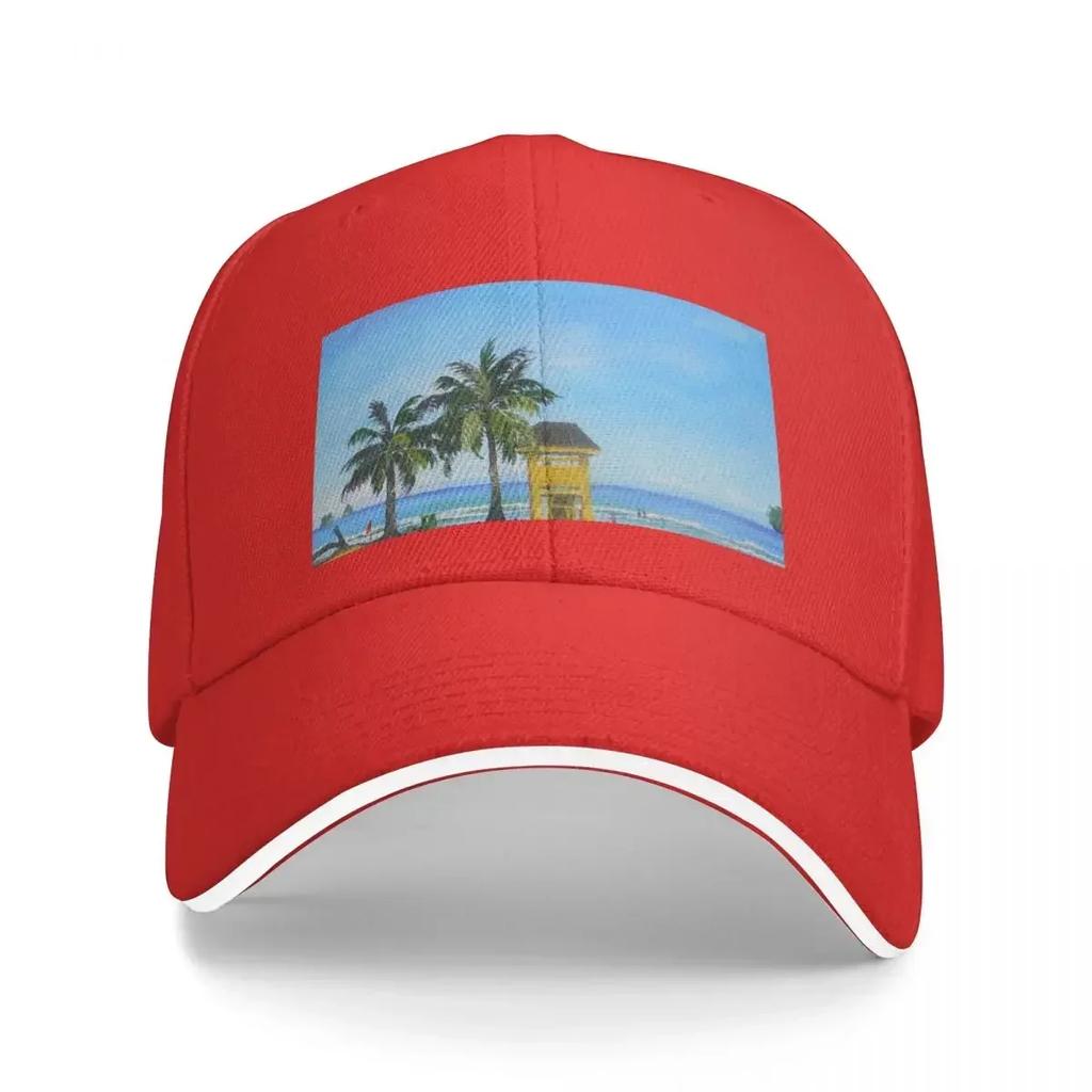 Maracas Beach Guard Hut Baseball Cap Sun Cap Sun Hat For Children Fluffy Hat For Girls WoUnisexs