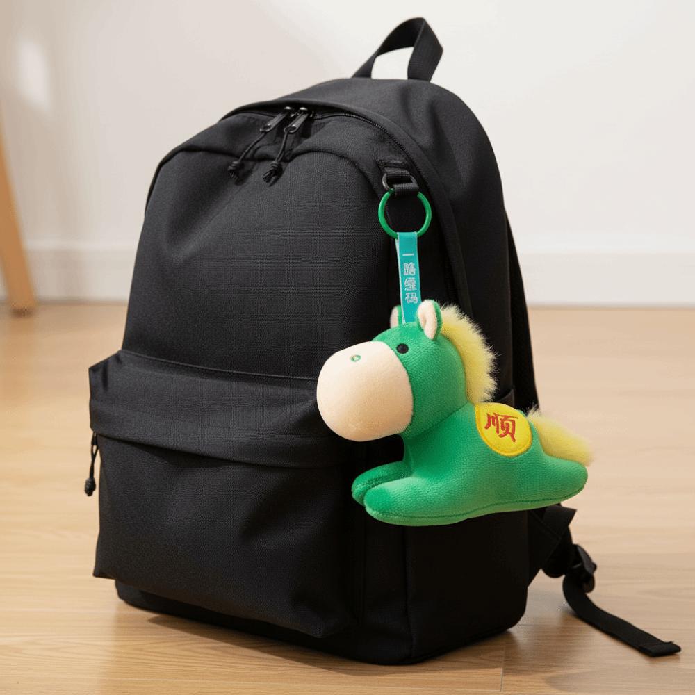 Hanging Pony Pendant Mascot Plush Horse Doll Pendant Plush Horse Keychain  Year of The Horse