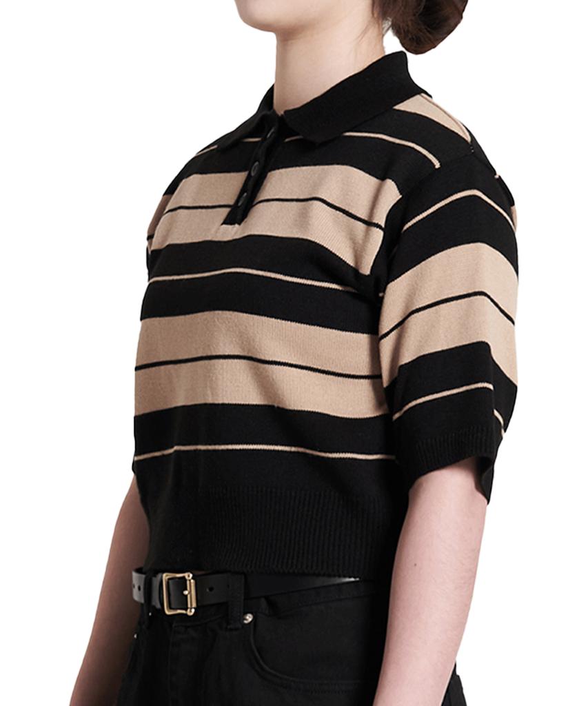 N.Y.P Charlie Brown Polo Crop Woman (Brown)