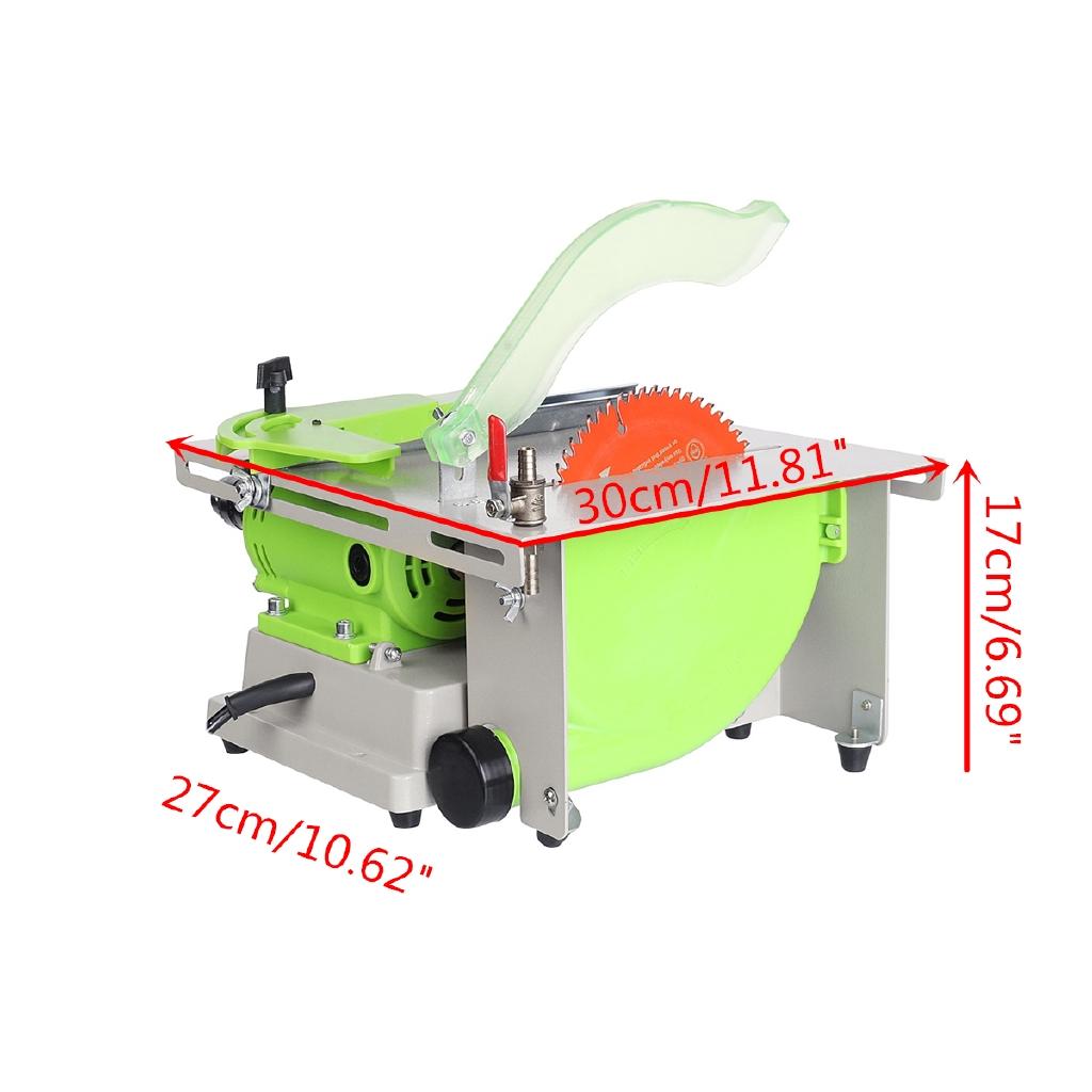 220V Electric Jewelry Stone Rock Woodworking Carving Polisher Buffer Lathe Grinding Cutting Machine Grinder Set 1380W