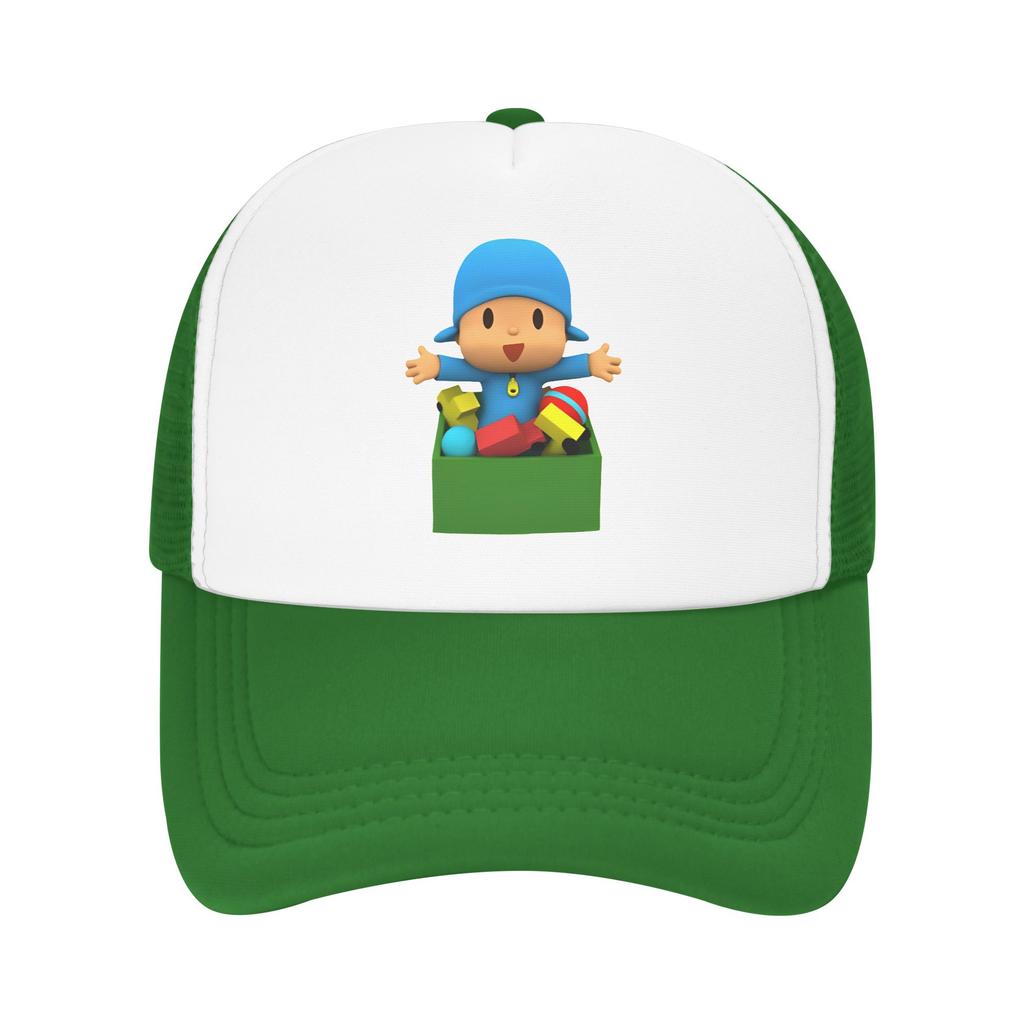 Pocoyoed  Friends Super Hero Friends  Trucker Caps Mesh Baseball Cap Snapback Caps Hat Trucker Hat Breathable Fishing Hat Summer