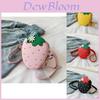 Adorable Children's Pu Leather Shoulder Bag Featuring Cute Strawberry Design For Little Girls