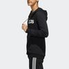 Adidas Neo Linear Zip Hoodie Jacket Men Outerwear Black EI4736