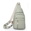 Retro PU Crossbody Chest Bag: Lightweight, Multi-compartment, Versatile and Fashionable Shoulder Bag