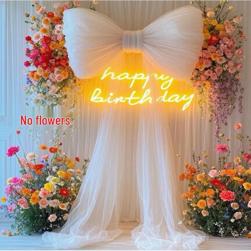 Extra Large Bow Decoration for Wedding, Engagement, Birthday, Party, Photography, or Window Display