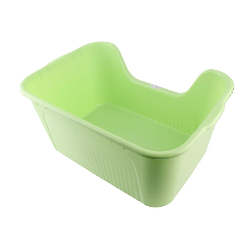 Large Cat Litter Box High Sides Anti Splashing Easy To Clean Simple Look Open Cat Litter Box for Large Cats
