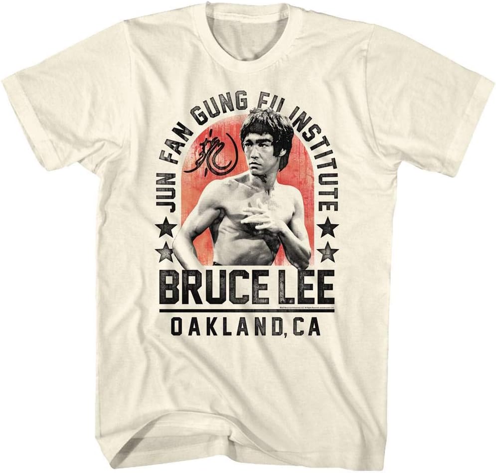 Bruce Lee - Mens Junfangungfu T-Shirt, Size: X-Large, Color: Natural S разноцветный