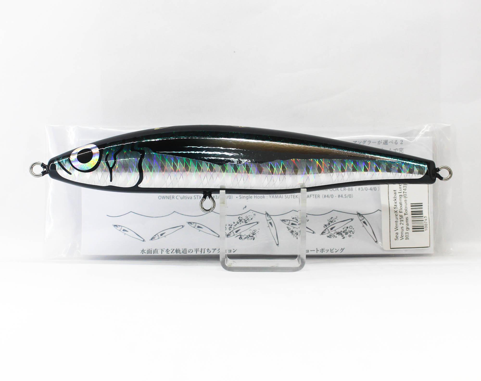 

Sea VentureX Stickbait Venus 215F Floating Lure 103 grams Tobiuo (0743)