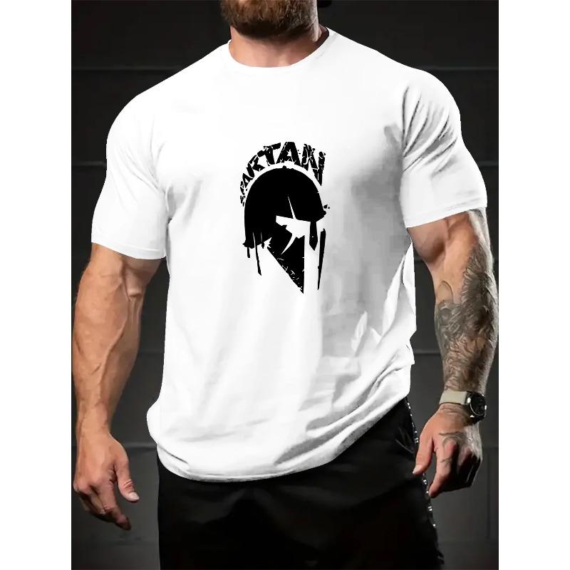 Men s Short Sleeve Printed T-Shirt S белый