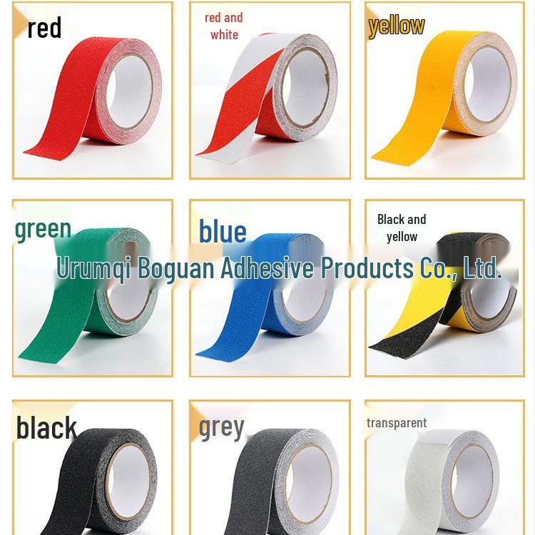 Indoor/Outdoor High-Viscosity Non-Slip Abrasive Stair Stickers - Self-Adhesive PVC Tape