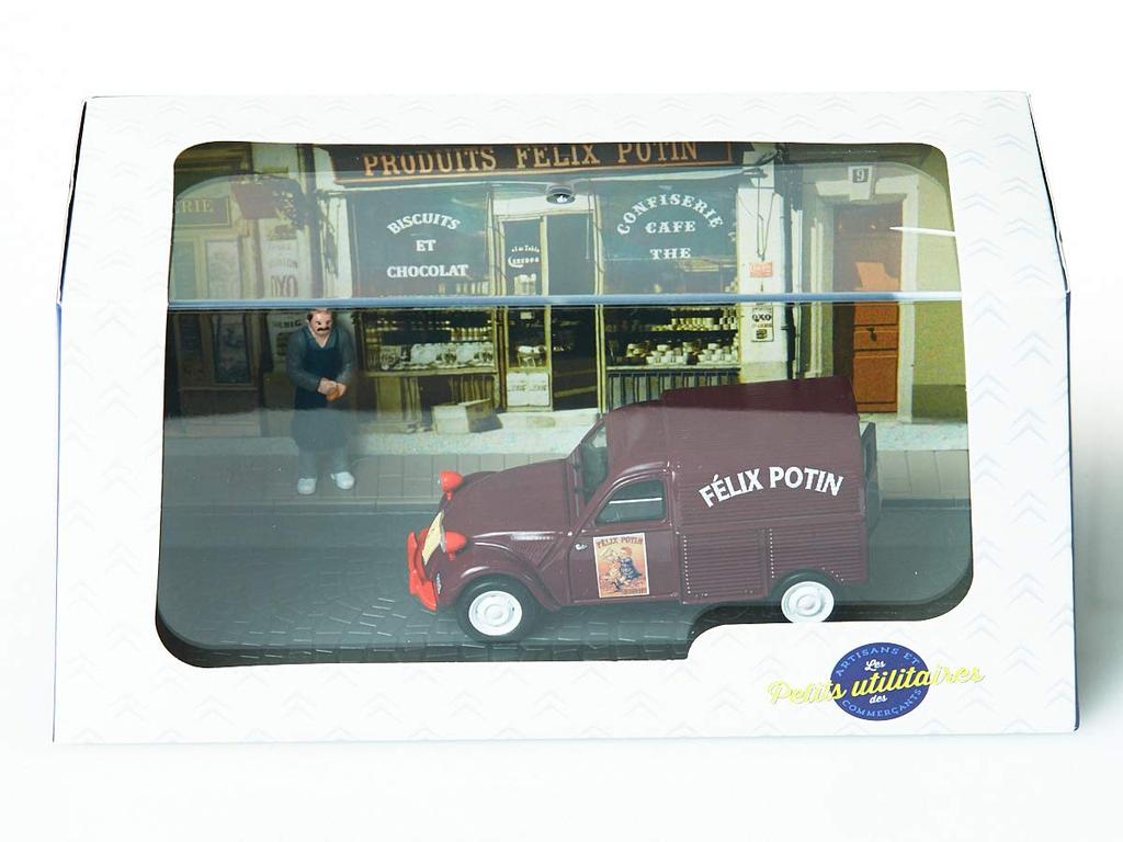 Citroën Miniature Car 1/43 CITROEN 2CV France Vehicle Food & Grocery Delivery Diorama