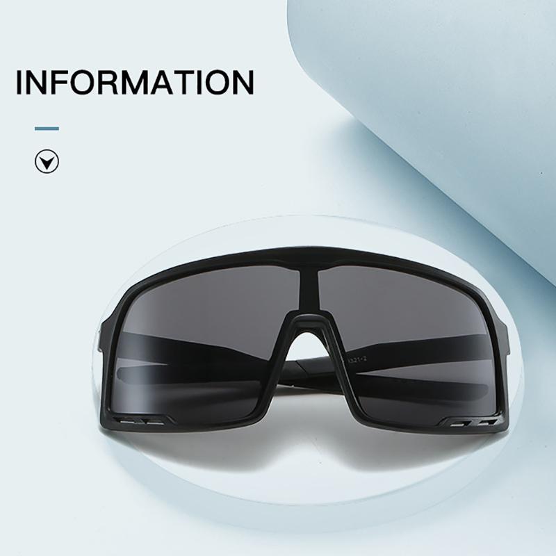 Fashionable Cycling Sunglasses With Large Frame Uv400 Ultraviolet Light Bicycle Riding Driving Glasses Cycling Glasses