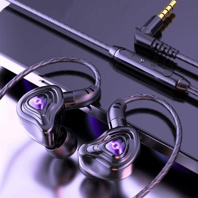 3.5mm Esports Wired Earphone HiFi Stereo Wired Headset In Ear Earphones  Running