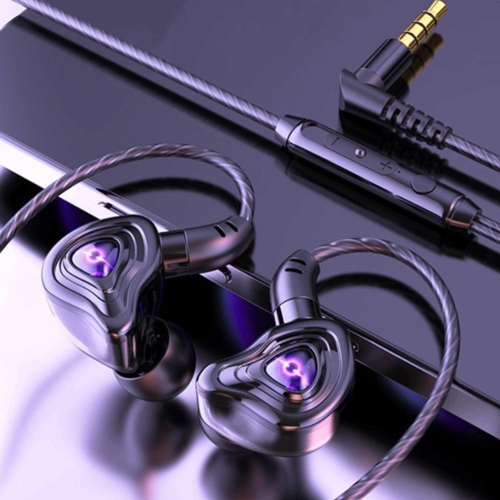 3.5mm in Ear Earphones Elbow Wired Headset Sport Earphones Esports Wired Earphone  Running