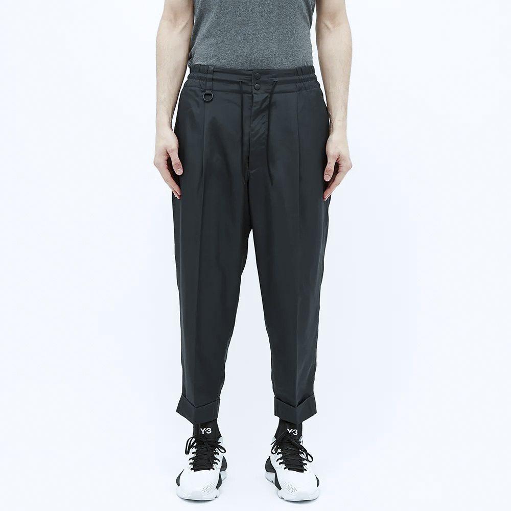 Y 3 Knitted Sweatpants Men's Black Moderate Straight Fit Pants GK4379