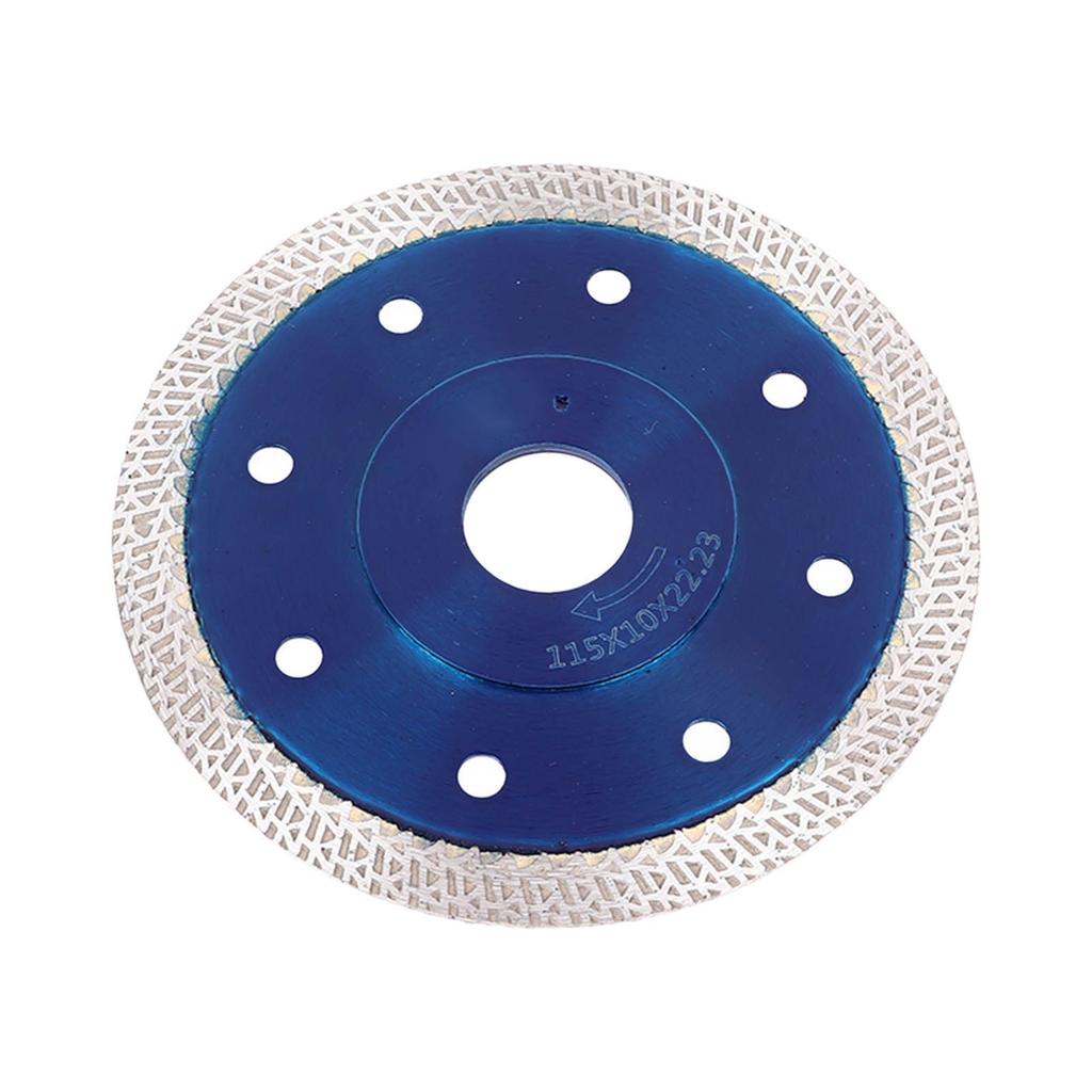 Δίσκος Κοπής Διαμαντιού Κυκλικός Κυματιστός Δίσκος Λεπίδα Γωνιακού Τροχού για Κοπή Κεραμικών Πλακιδίων Μπλε