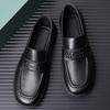The First Layer of Cowhide Men's Business Casual Shoes Doudou Shoes Genuine Leather Shoes British Soft Surface Loafzhong Men's Shoes