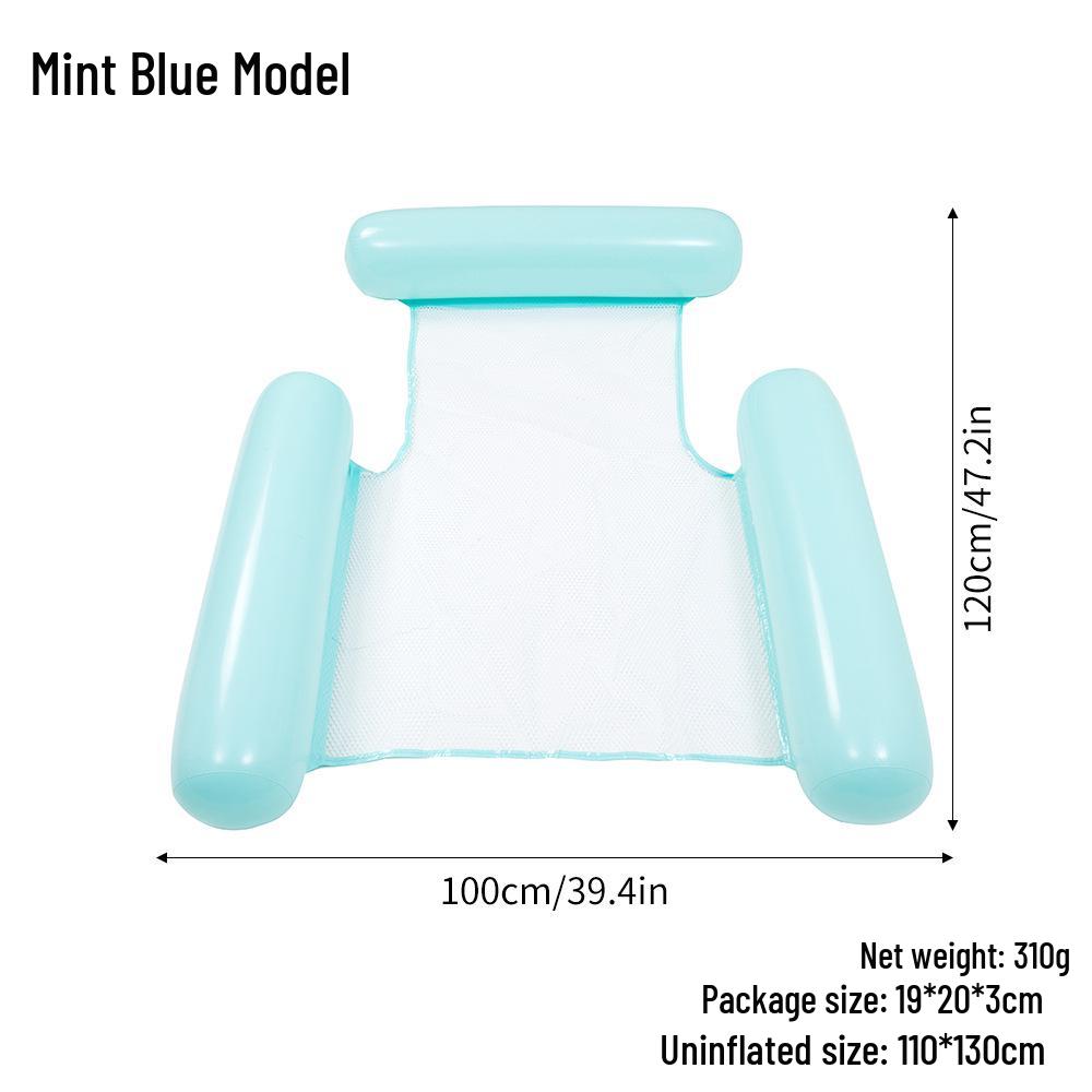 Triple-Tube Inflatable Water Hammock - Adult Folding Float Bed